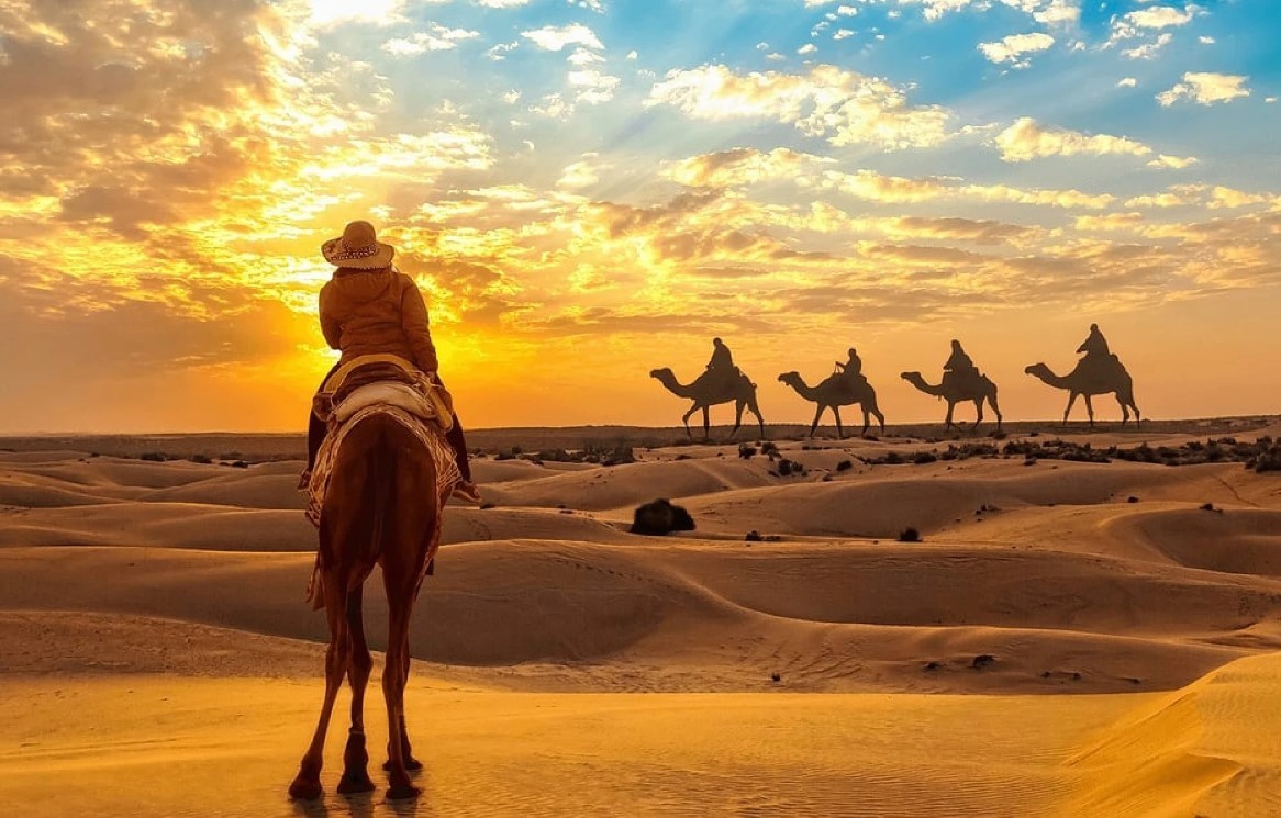Camel Safari in Jaisalmer